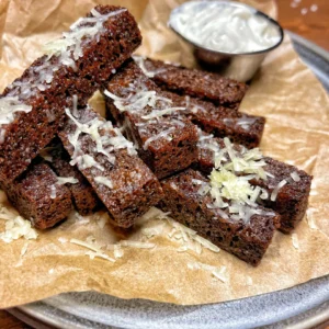 Гренки с пармезаном