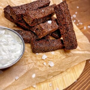 Гренки чесночные